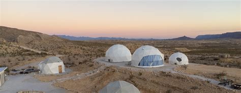 Summit big bend - Summit Domes. Click below to book your stay in one of our Summit Domes, or call us today at 432-777-7866 for availability. Book Now. Summit Domes. Experience glamping …